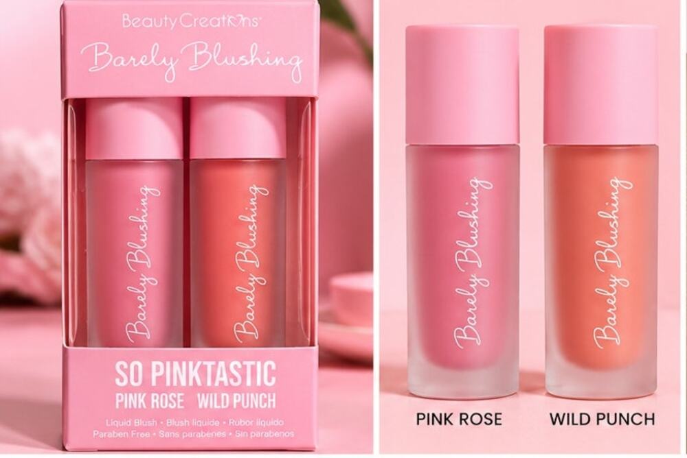 Beauty Creations Barely Blushing So Pinktastic Liquid Blush Duo